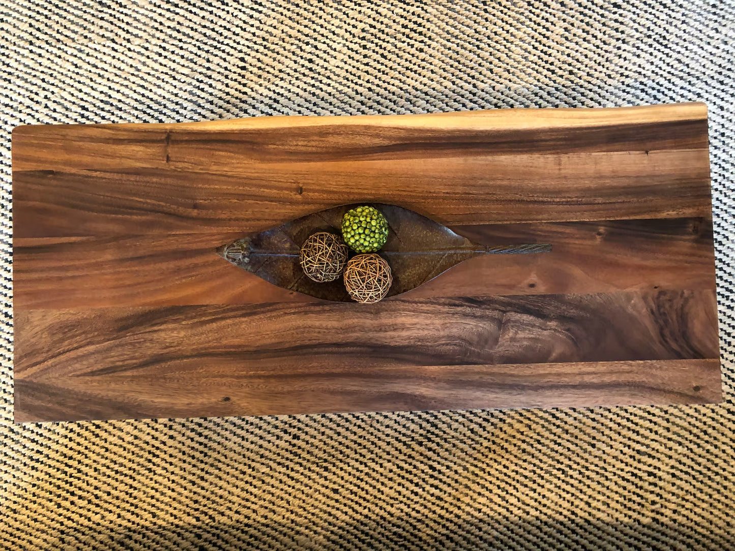 Custom Luxury Himalayan Walnut Coffee Table