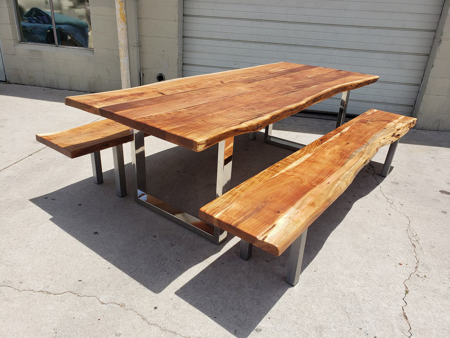 Outdoor Himalayan Luxury Table with Bench