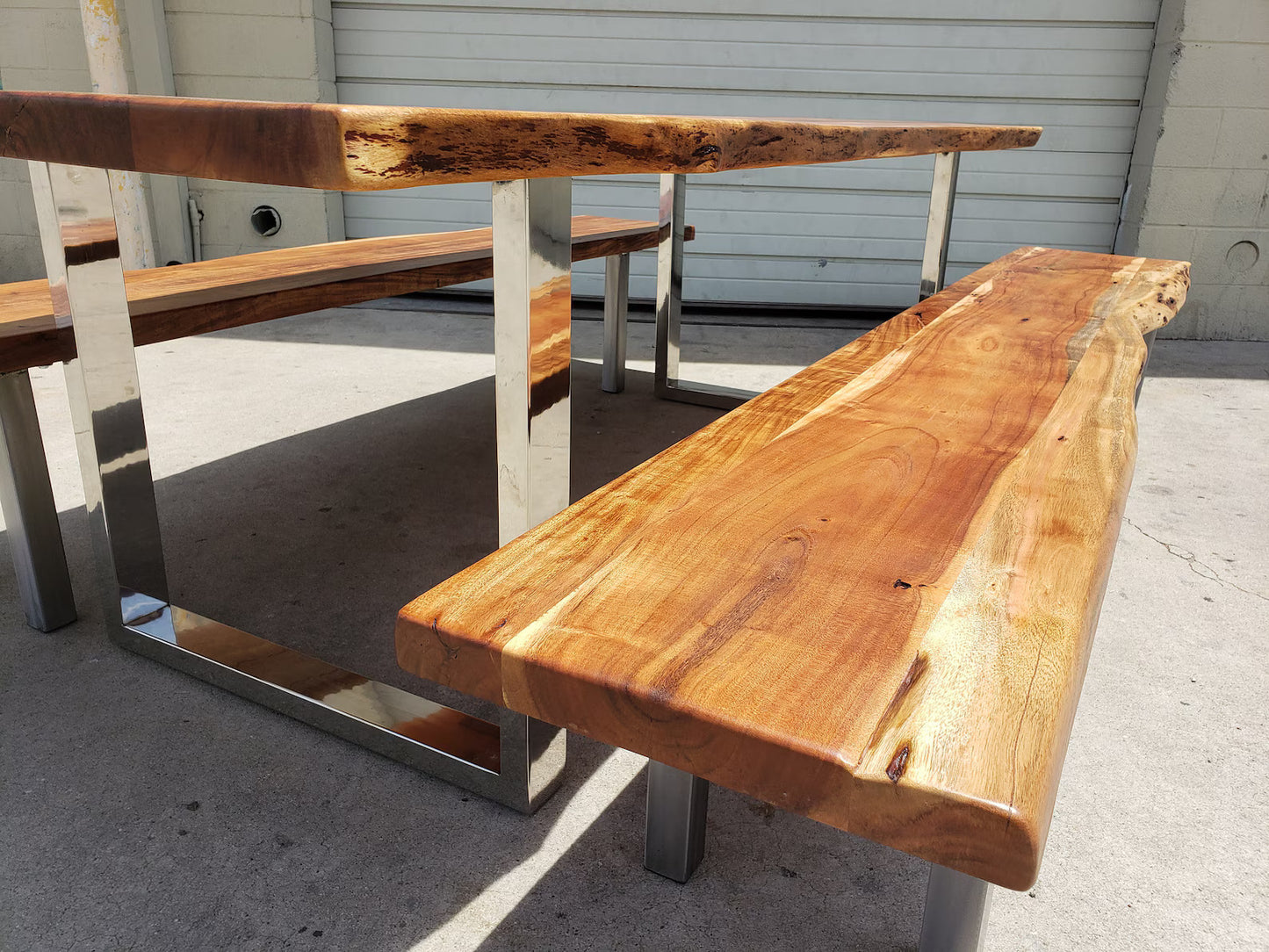 Outdoor Himalayan Luxury Table with Bench