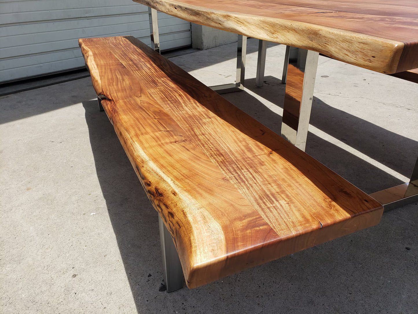Outdoor Himalayan Luxury Table with Bench