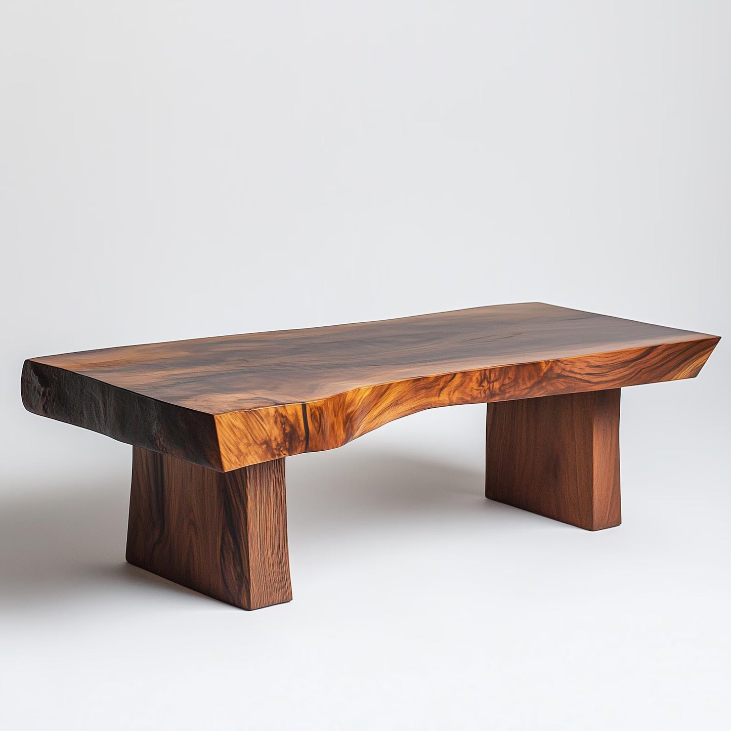Live Edge Walnut Wood Coffee Table