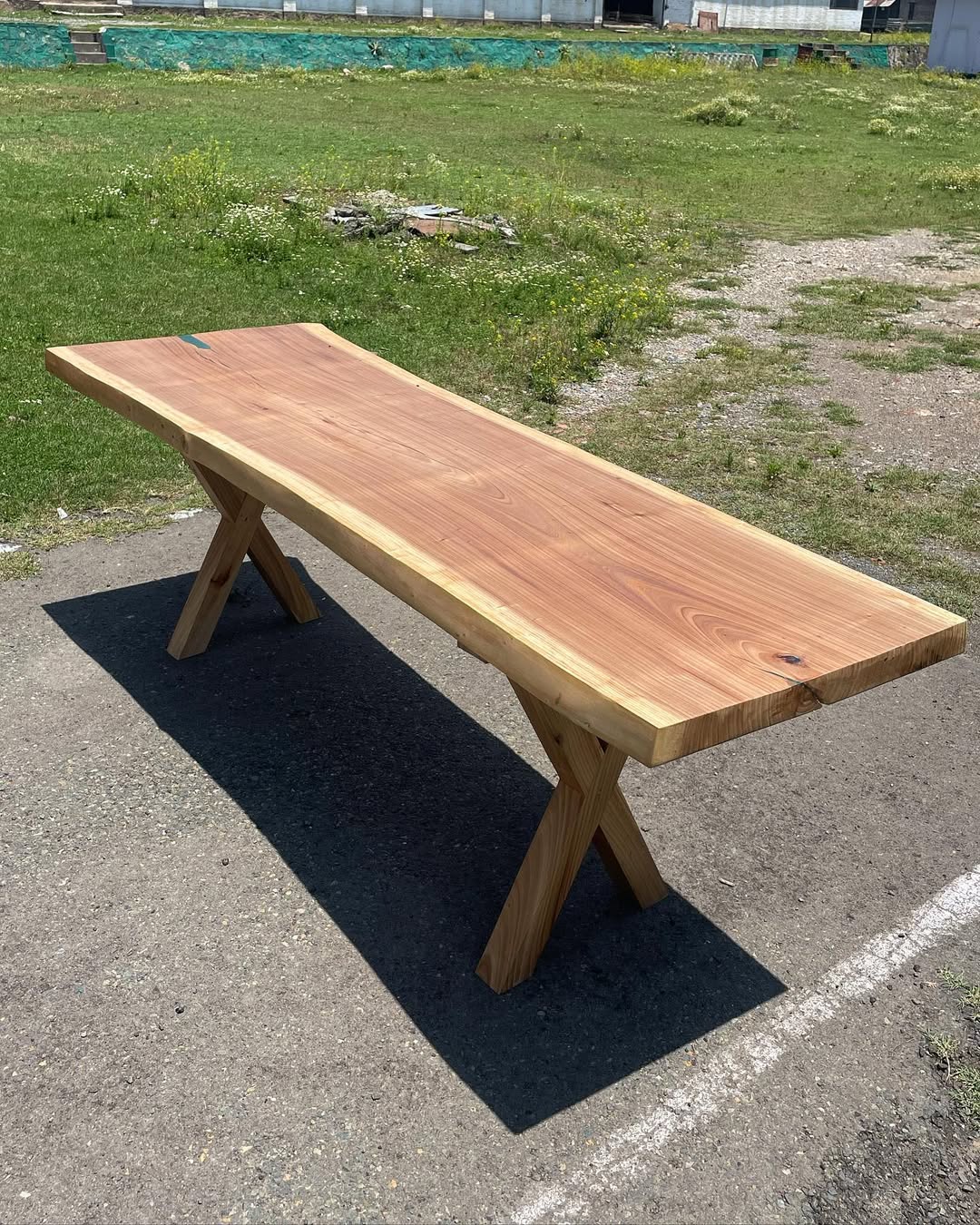 ELM 6 Seater Live Edge Dining Table