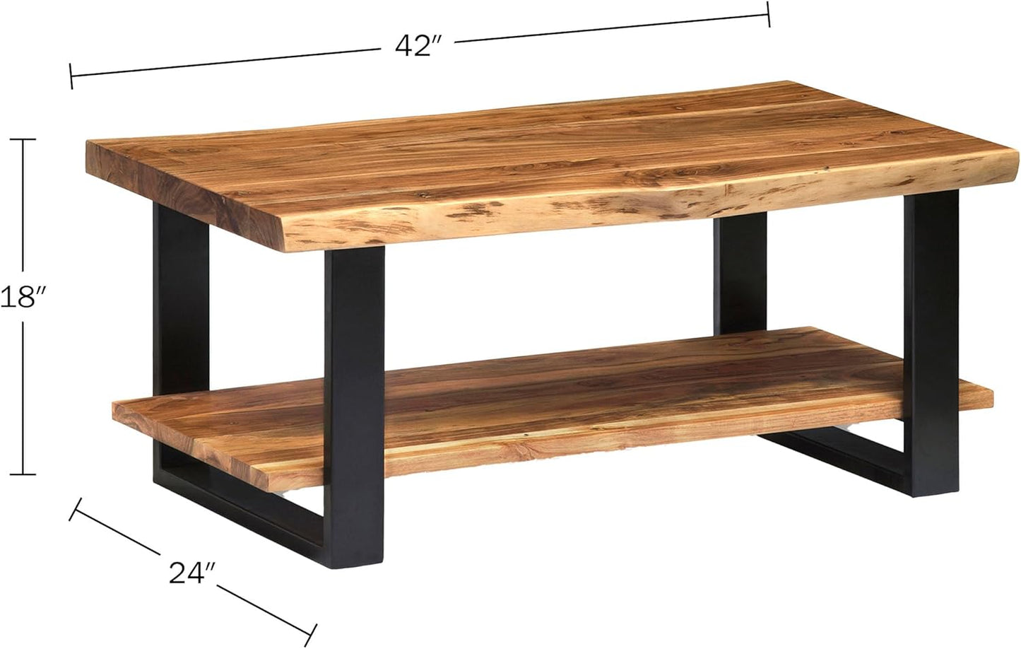 Walnut Wood Solid Coffee Table