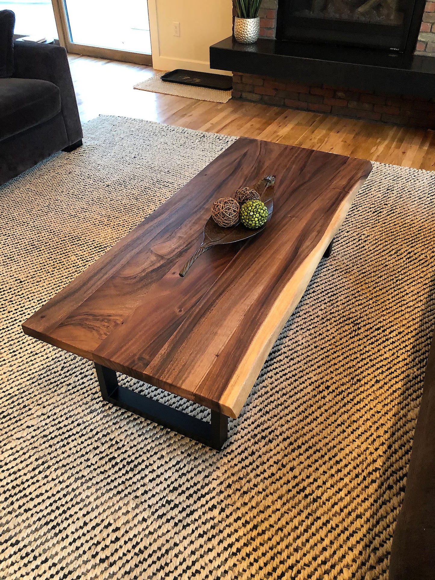 Custom Luxury Himalayan Walnut Coffee Table