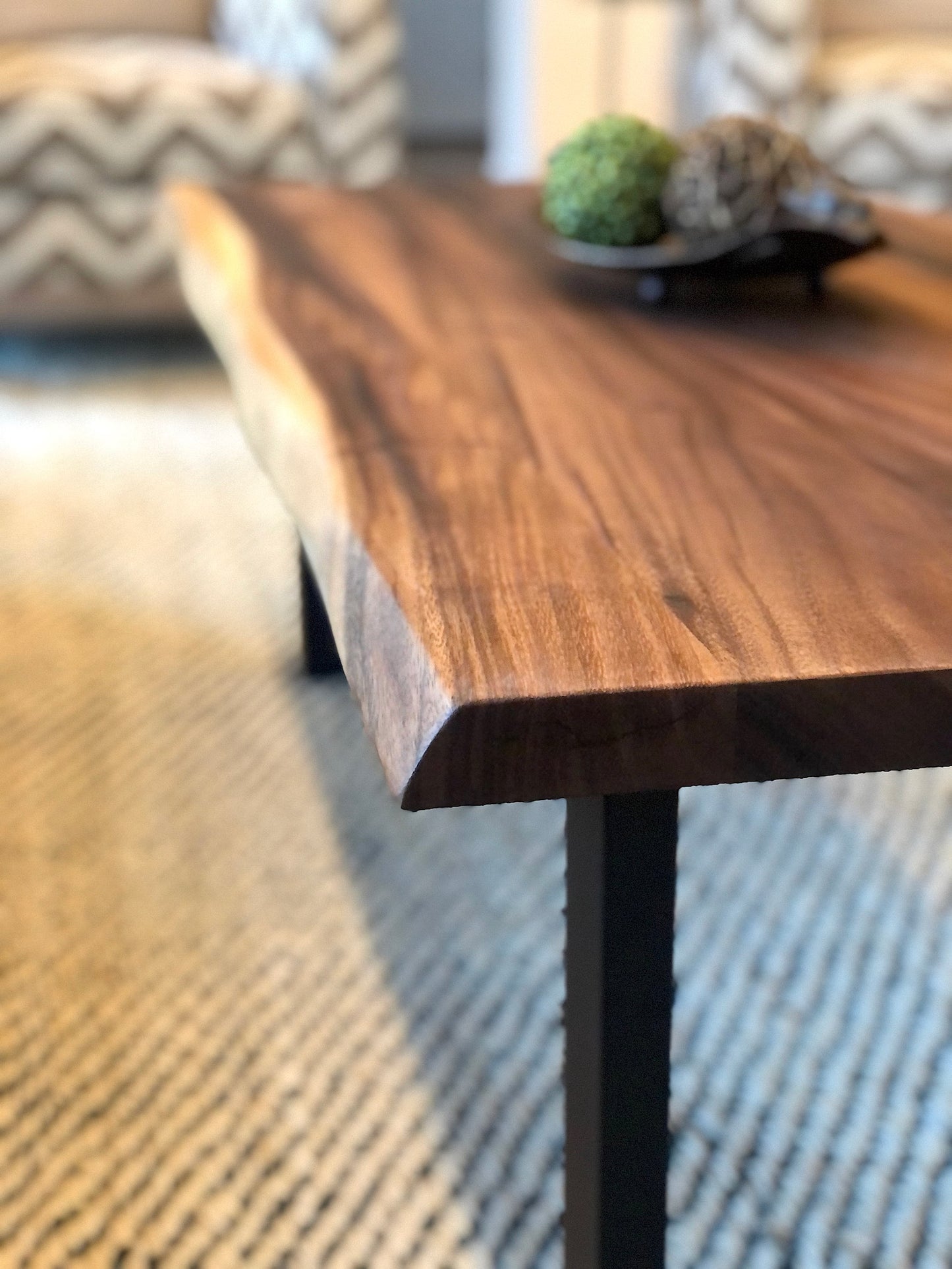 Custom Luxury Himalayan Walnut Coffee Table